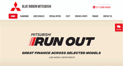 Desktop Screenshot of blueribbonmitsubishi.com.au